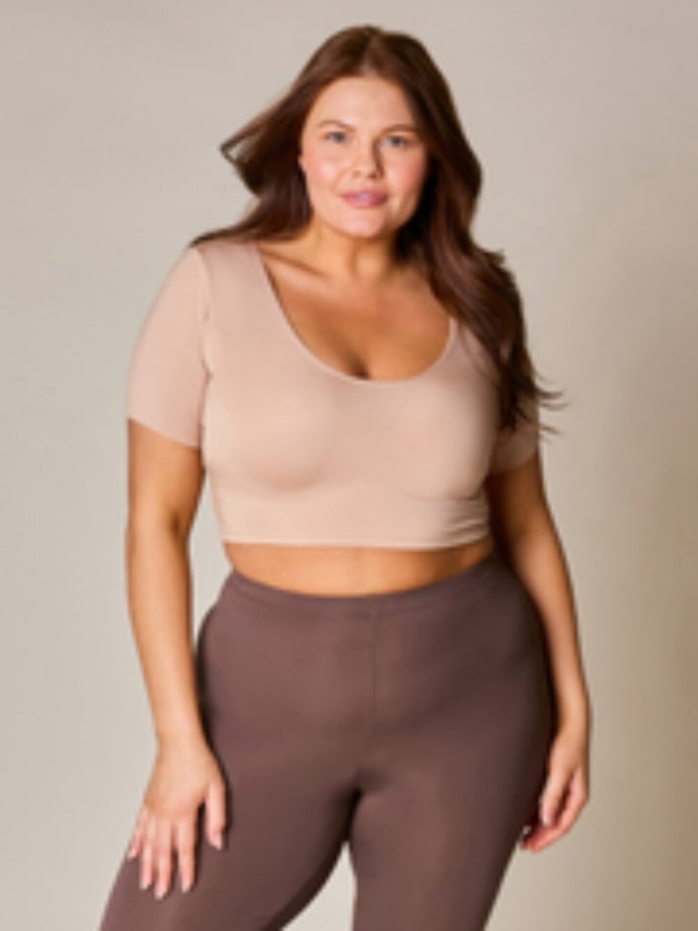 NWT Numi The Crop Undershirt - ALMOND / M